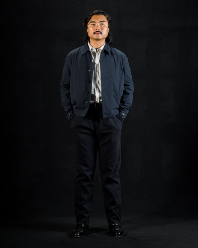 1st PAT-RN Camden Jacket - Ink Cotton/Hemp Ripstop - Standard & Strange