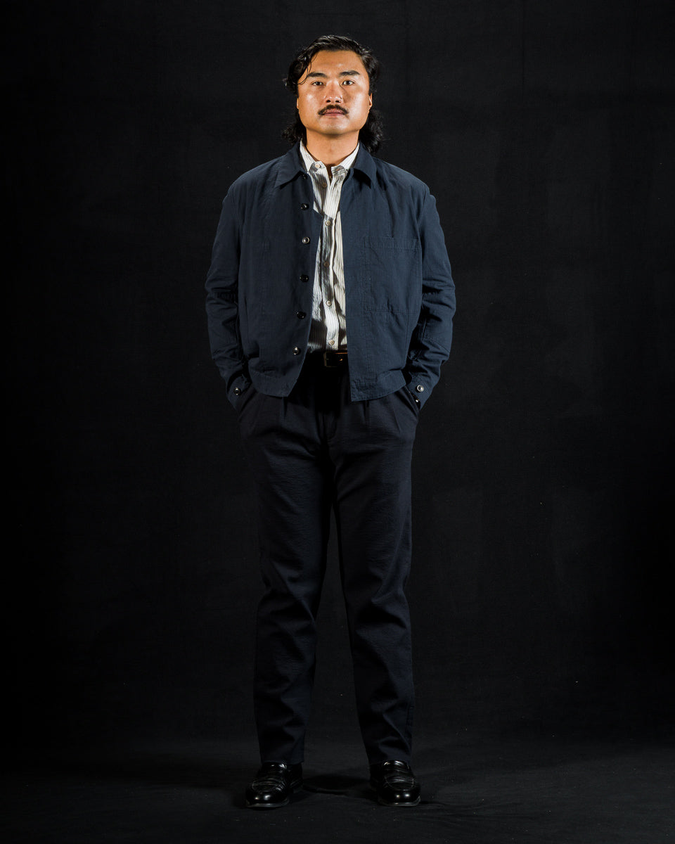 1st PAT-RN Camden Jacket - Ink Cotton/Hemp Ripstop - Standard & Strange