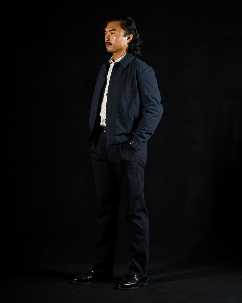 1st PAT-RN Camden Jacket - Ink Cotton/Hemp Ripstop - Standard & Strange