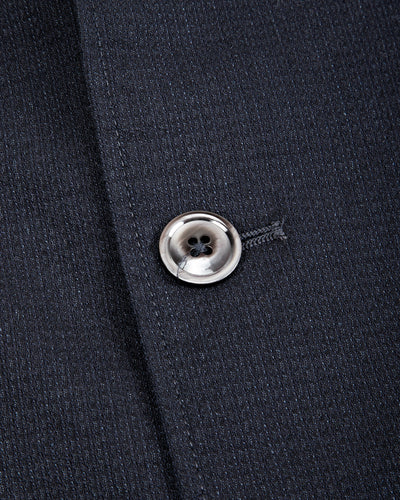 1st PAT-RN Horloger Blazer - Dark Blue Pinpoint Cotton/Linen - Standard & Strange