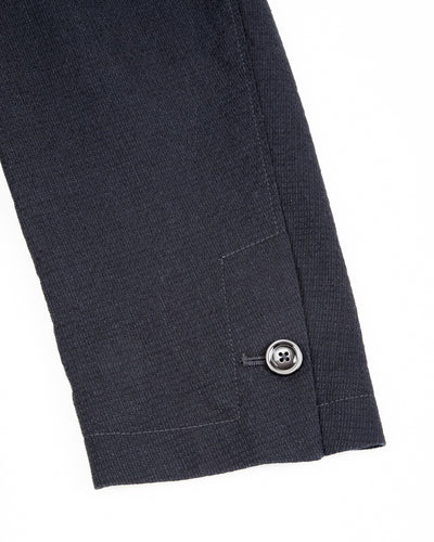1st PAT-RN Horloger Blazer - Dark Blue Pinpoint Cotton/Linen - Standard & Strange
