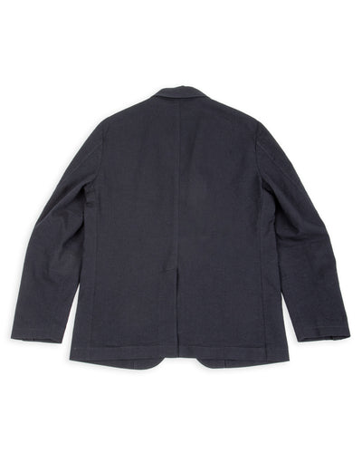 1st PAT-RN Horloger Blazer - Dark Blue Pinpoint Cotton/Linen - Standard & Strange