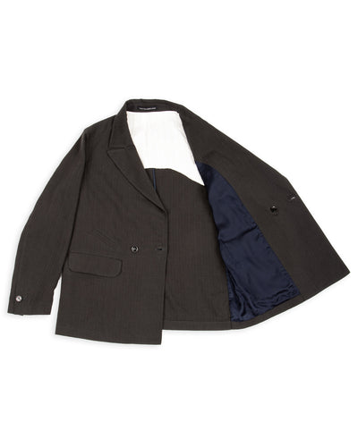 1st PAT-RN Theorem Jacket - Steel Grey Cotton/Linen Herringbone - Standard & Strange