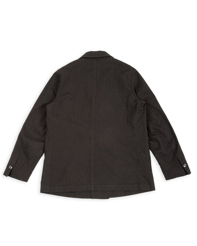 1st PAT-RN Theorem Jacket - Steel Grey Cotton/Linen Herringbone - Standard & Strange