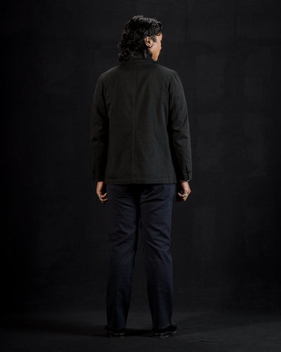 1st PAT-RN Theorem Jacket - Steel Grey Cotton/Linen Herringbone - Standard & Strange