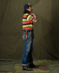 The Real McCoy's Buco Stripe Tee - Tricolor - Standard & Strange