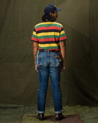 The Real McCoy's Buco Stripe Tee - Tricolor - Standard & Strange