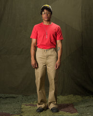 The Real McCoy's Joe McCoy Pocket Tee - Scarlet - Standard & Strange