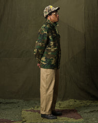 The Real McCoy's Coat, Man's, Field, M-65 / Woodland Pattern - Standard & Strange