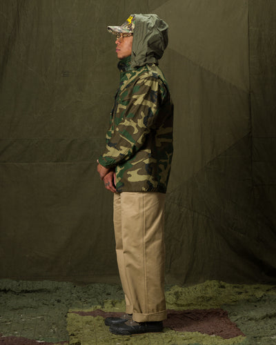 The Real McCoy's Coat, Man's, Field, M-65 / Woodland Pattern - Standard & Strange
