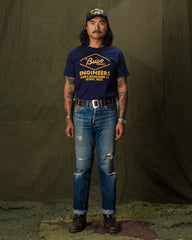 The Real McCoy's Buco Tee / Engineers - Navy - Standard & Strange