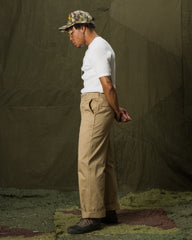 The Real McCoy's Trousers, Cotton, Khaki, 1941 - Khaki - Standard & Strange