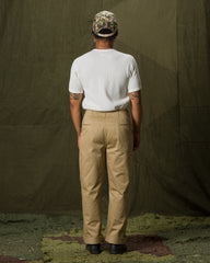 The Real McCoy's Trousers, Cotton, Khaki, 1941 - Khaki - Standard & Strange