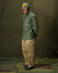 The Real McCoy's Shirt, Man's, Cotton, Sateen - OG-107 - Standard & Strange