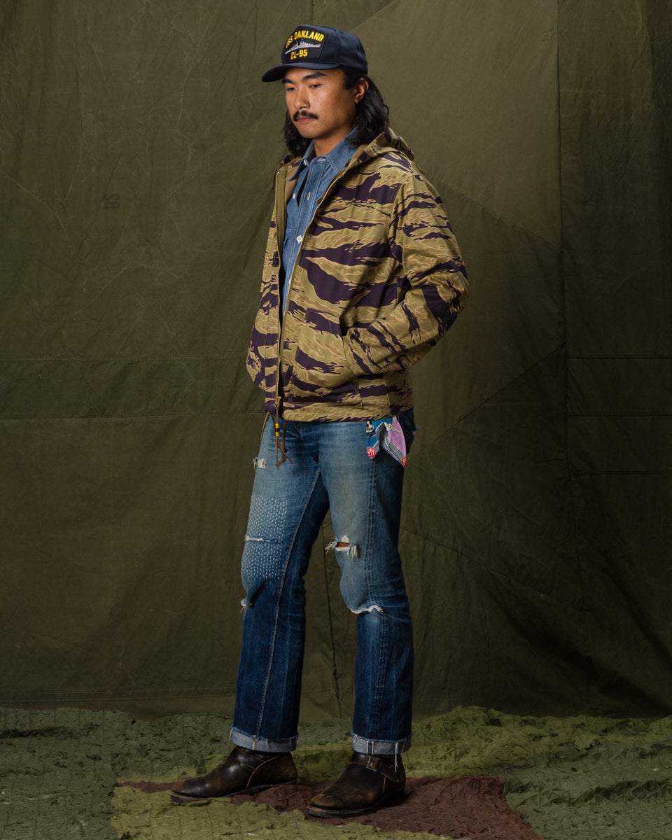 The Real McCoy's Tiger Camouflage Parka / Advisor - Khaki