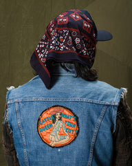 The Real McCoy's Bandanna "COOKIE" - Navy - Standard & Strange