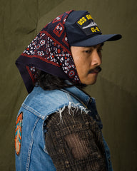 The Real McCoy's Bandanna "COOKIE" - Navy - Standard & Strange