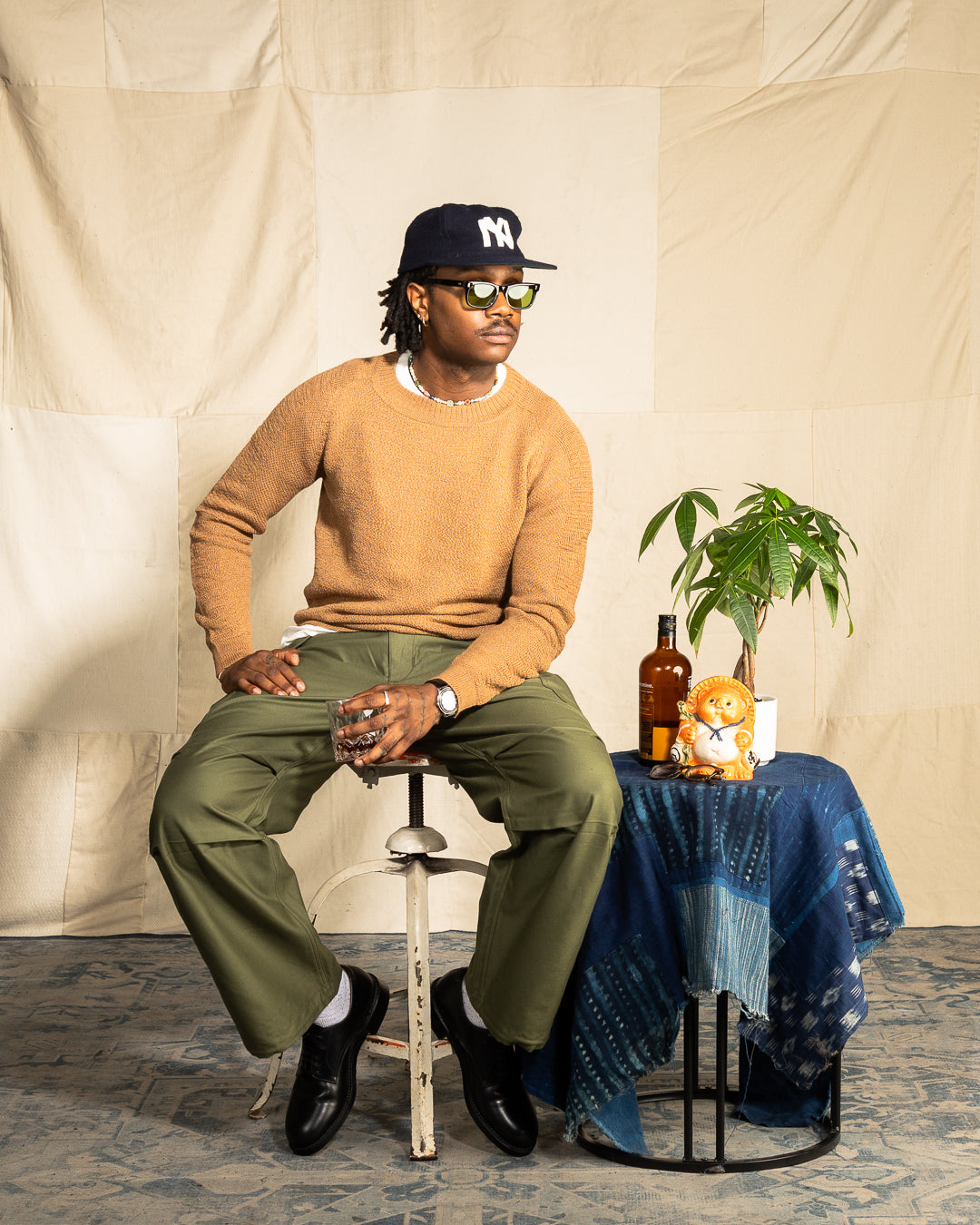 Indi + Ash Santi Sweater - Undyed Baby Alpaca Camel - Standard & Strange