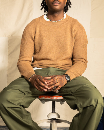 Indi + Ash Santi Sweater - Undyed Baby Alpaca Camel - Standard & Strange