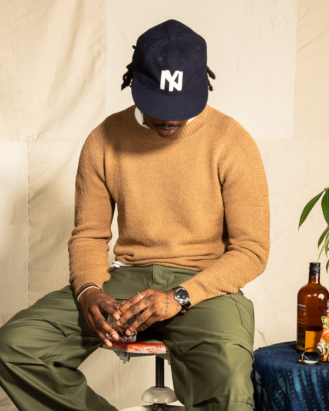 Indi + Ash Santi Sweater - Undyed Baby Alpaca Camel - Standard & Strange