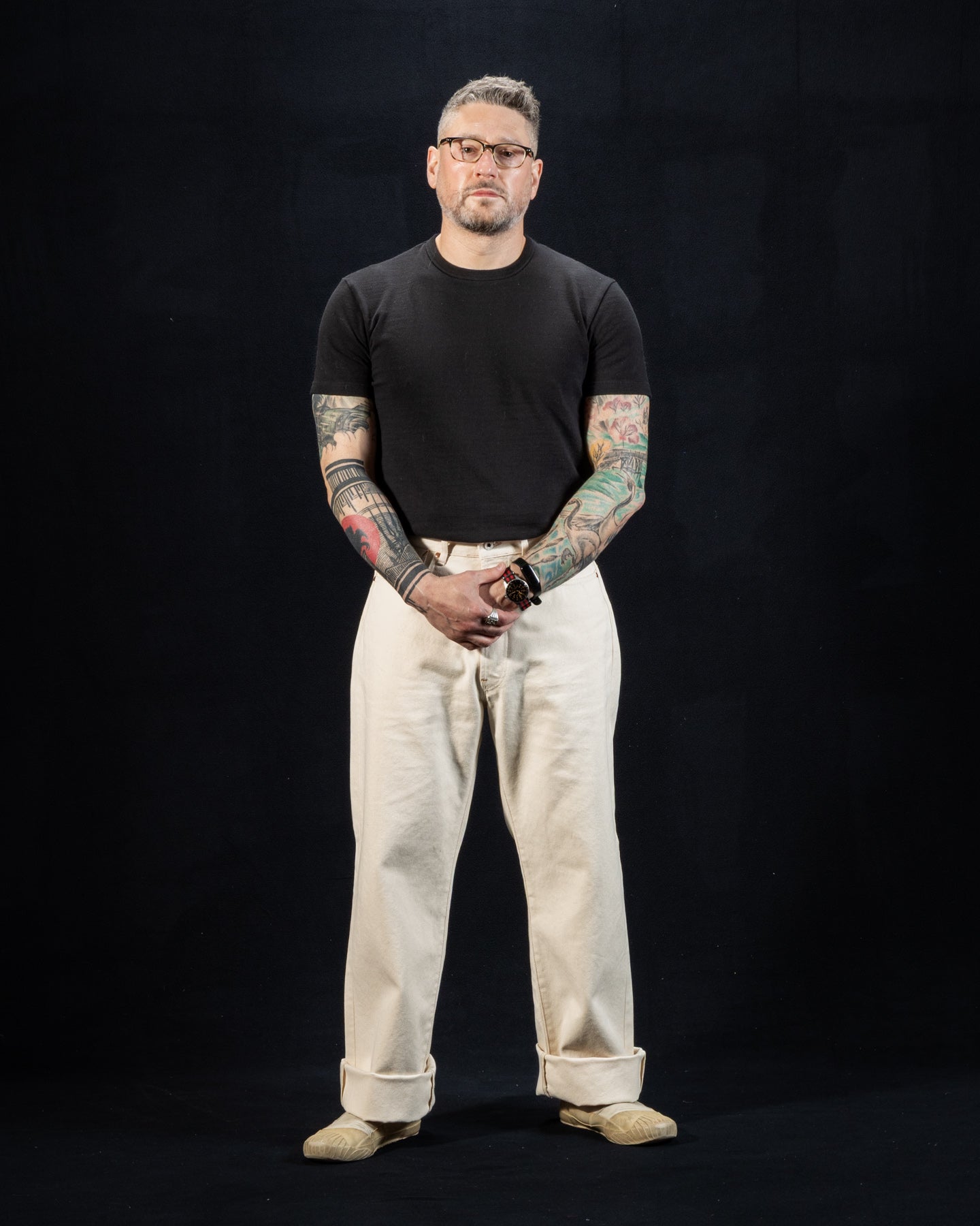 Duke Wide Fit - Ecru Smithson Canvas