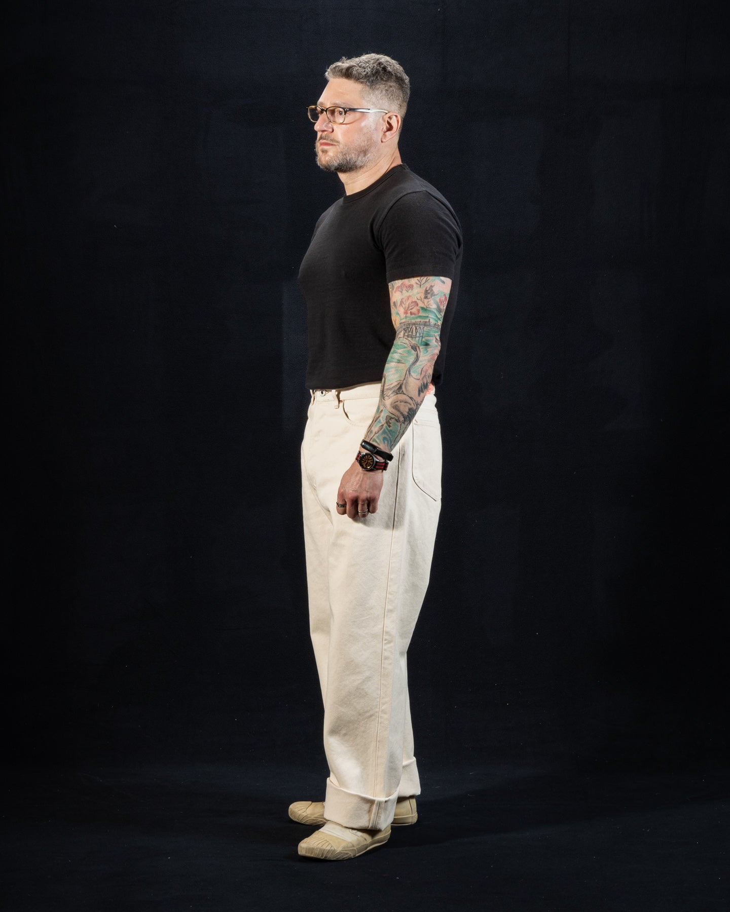 Duke Wide Fit - Ecru Smithson Canvas