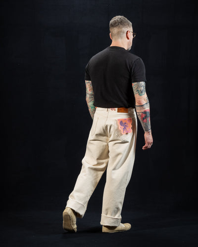 Duke Wide Fit - Ecru Smithson Canvas