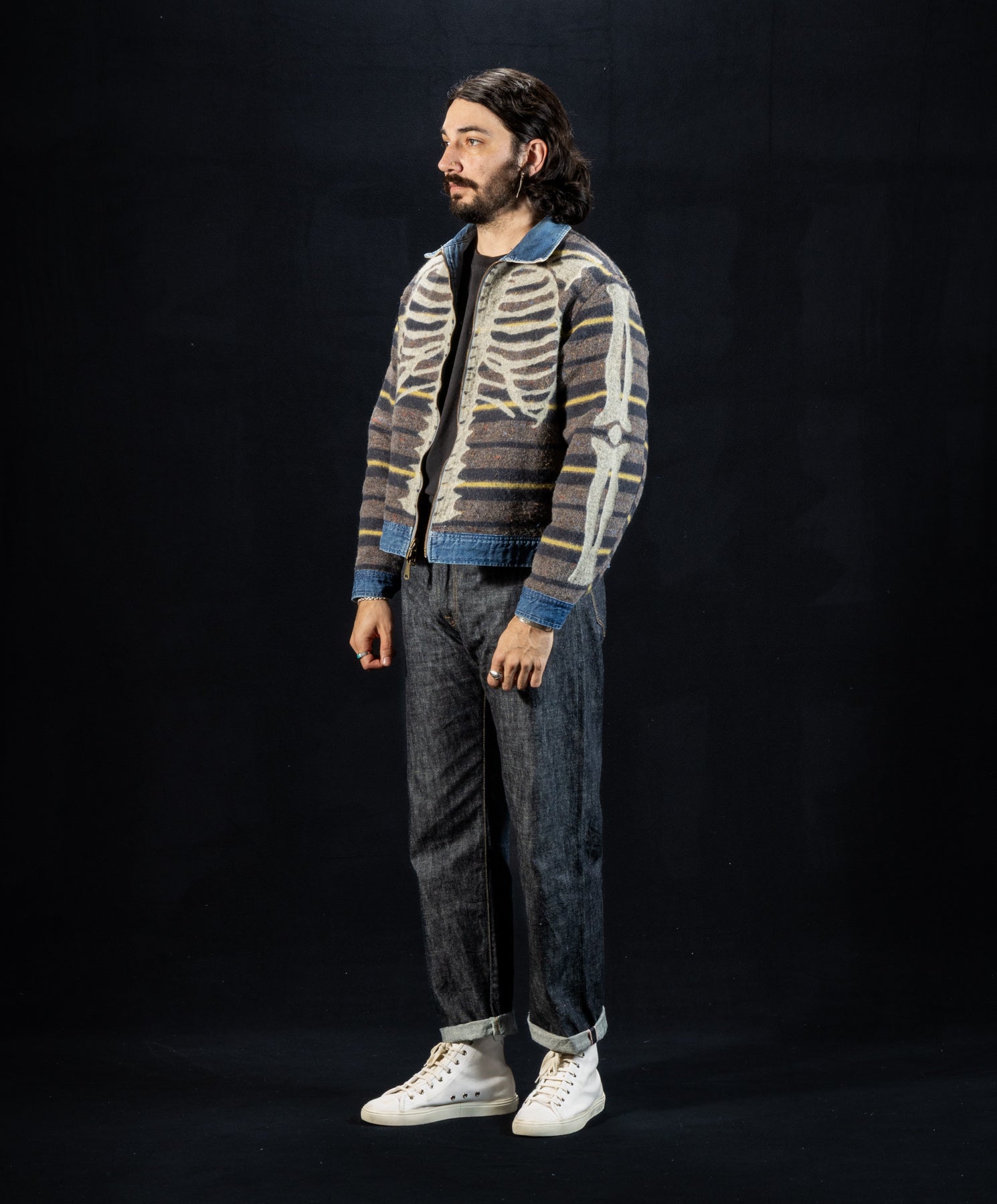 N*t様 KAPITAL デニム BONEライニング リバーシブルZIPUP ワ 11.5oz Denim BONE Lining Reversible ZIP-UP Work JKT - PRO