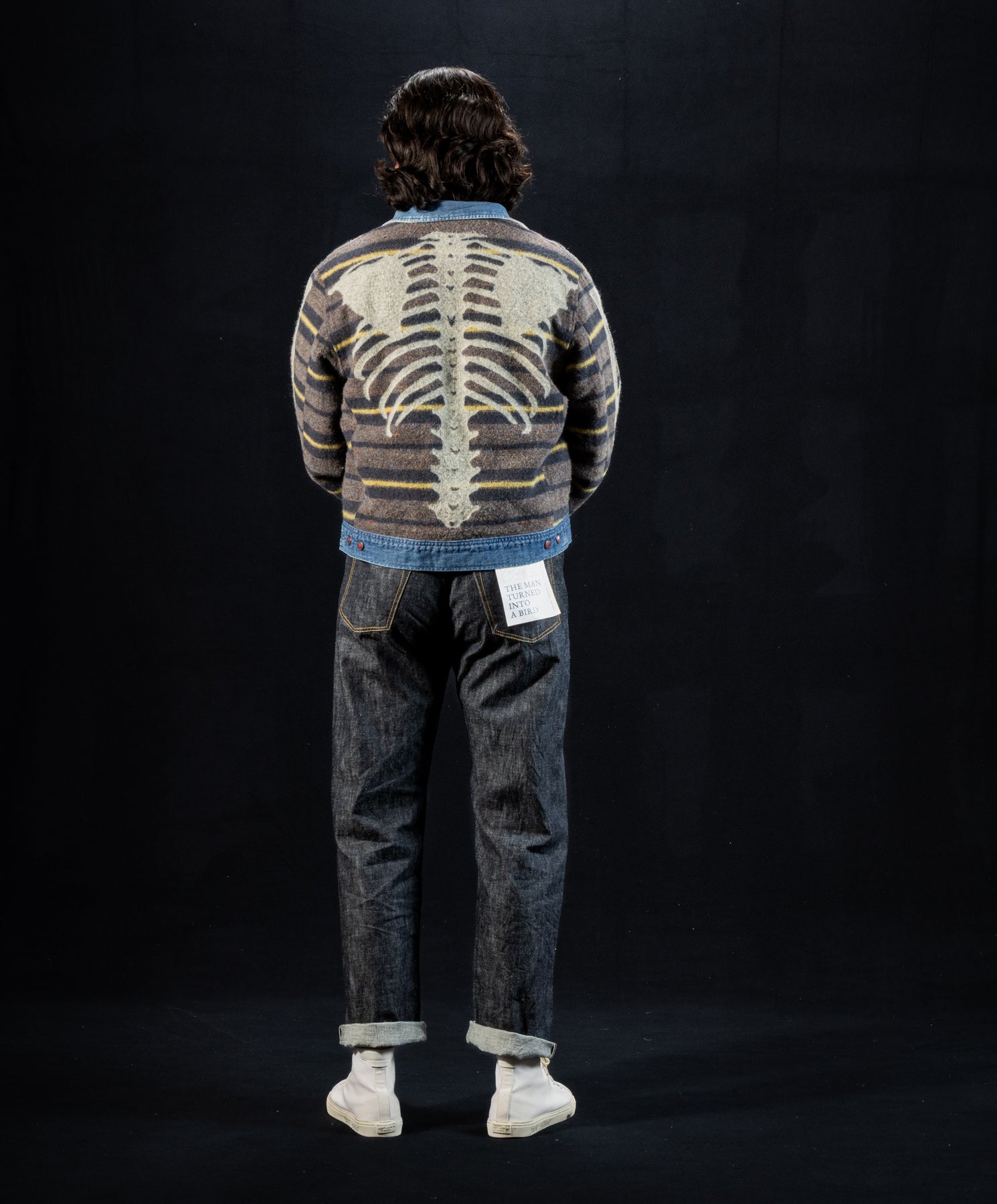 11.5oz Denim BONE Lining Reversible ZIP-UP Work JKT - PRO
