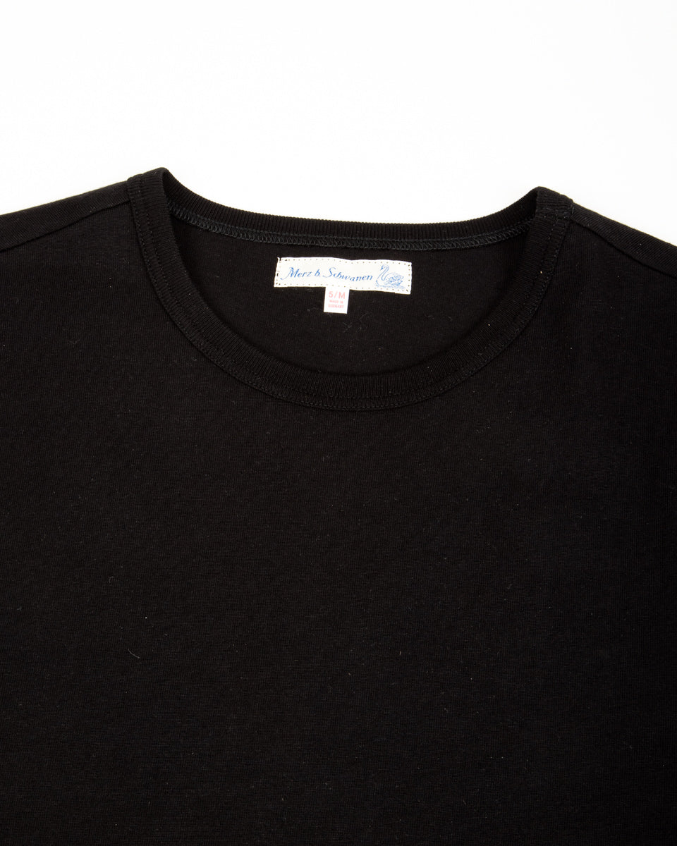 2M15C Cropped Vintage Machine Jersey T-Shirt - Deep Black