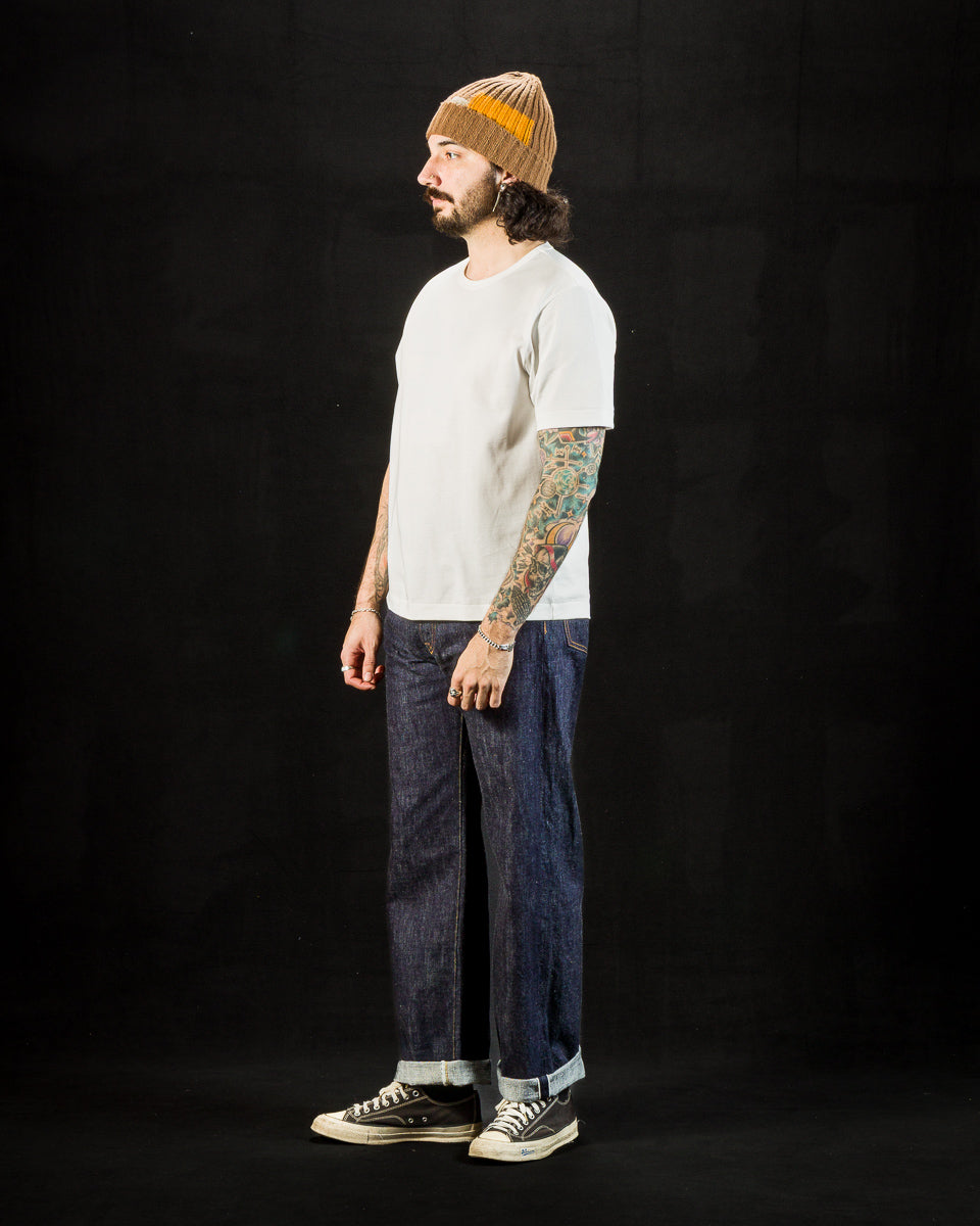 2M15C Cropped Vintage Machine Jersey T-Shirt - White