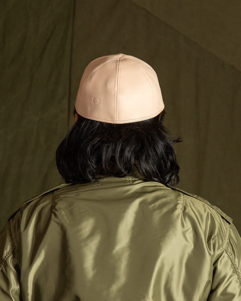 Papa Nui A-26 Cap - Veg Tan Shinki Horsehide - Standard & Strange