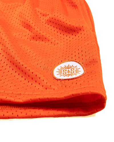 American Trench S&S x American Trench Mesh Short - Orange - Standard & Strange