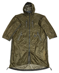 And Wander Fly Rain Long Coat - Khaki L/XL - Standard & Strange