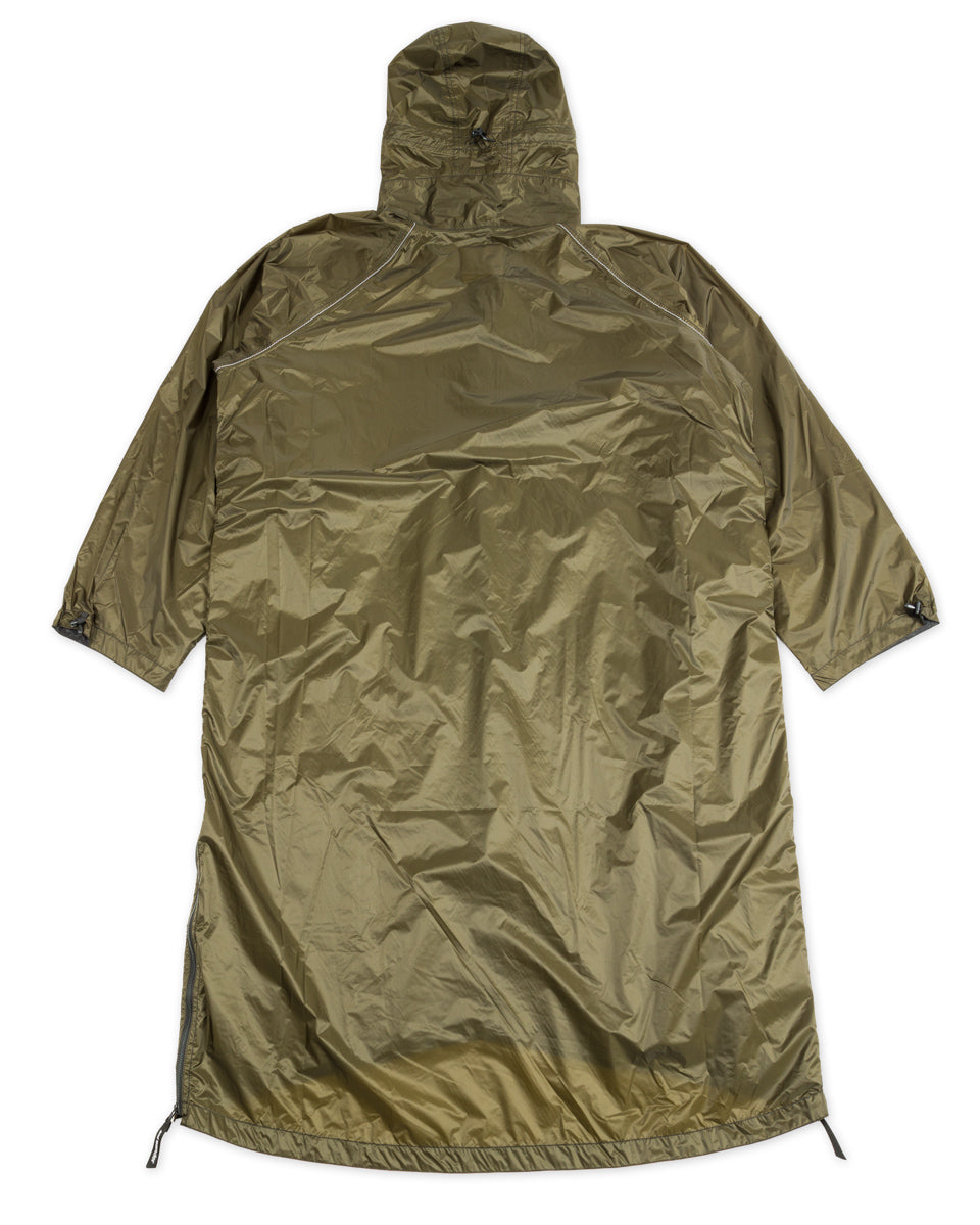 And Wander Fly Rain Long Coat - Khaki L/XL - Standard & Strange