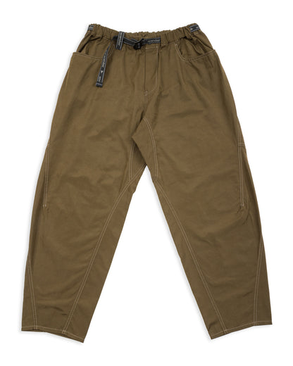 And Wander High Count Cloth Wide Pants - Dark Khaki - Standard & Strange