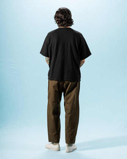 And Wander High Count Cloth Wide Pants - Dark Khaki - Standard & Strange
