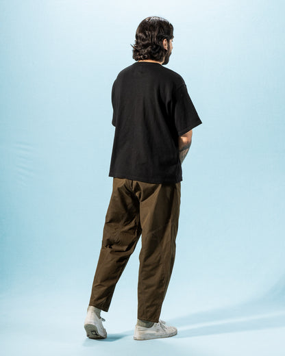 And Wander High Count Cloth Wide Pants - Dark Khaki - Standard & Strange