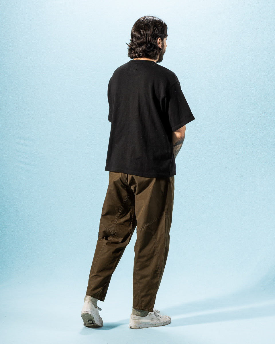 And Wander High Count Cloth Wide Pants - Dark Khaki - Standard & Strange