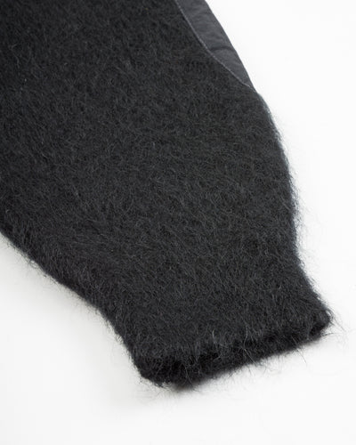 And Wander Mohair Wool Knit Hoodie - Black - Standard & Strange