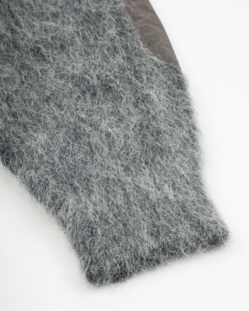 Mohair Wool Knit Hoodie - Gray – Standard & Strange