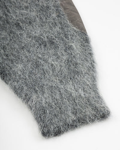 And Wander Mohair Wool Knit Hoodie - Gray - Standard & Strange