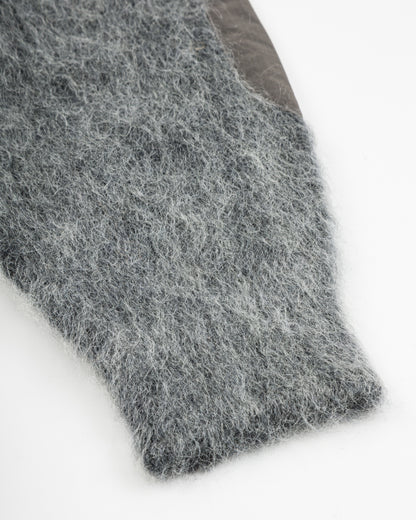 And Wander Mohair Wool Knit Hoodie - Gray - Standard & Strange