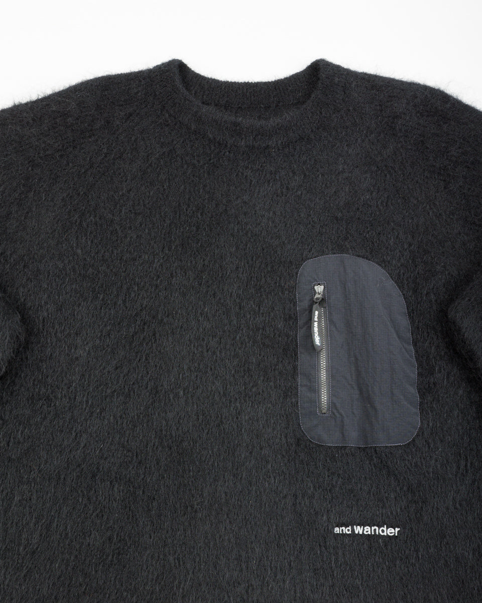 Mohair Wool Sweater - Black – Standard & Strange