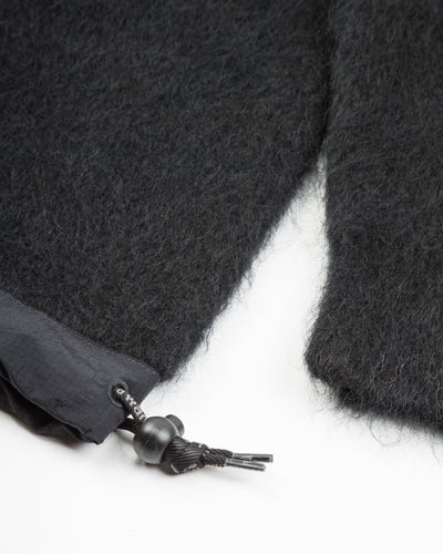 And Wander Mohair Wool Sweater - Black - Standard & Strange