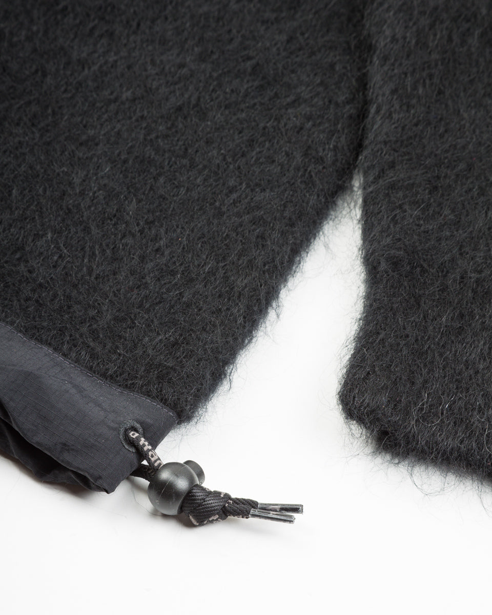 And Wander Mohair Wool Sweater - Black - Standard & Strange