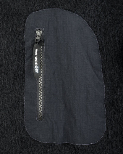 And Wander Mohair Wool Sweater - Black - Standard & Strange