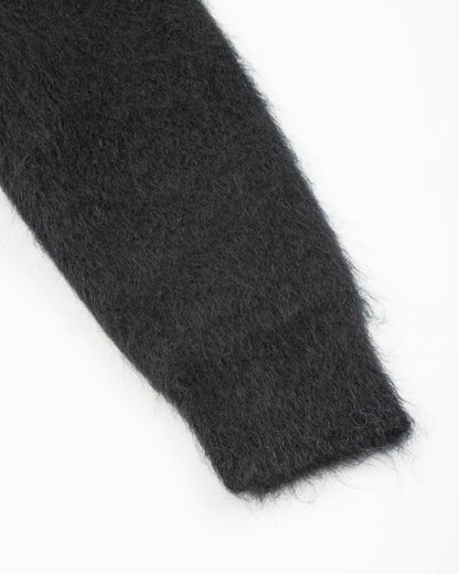 And Wander Mohair Wool Sweater - Black - Standard & Strange