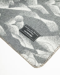 And Wander Mountain Camo Wool Blanket - Gray - Standard & Strange