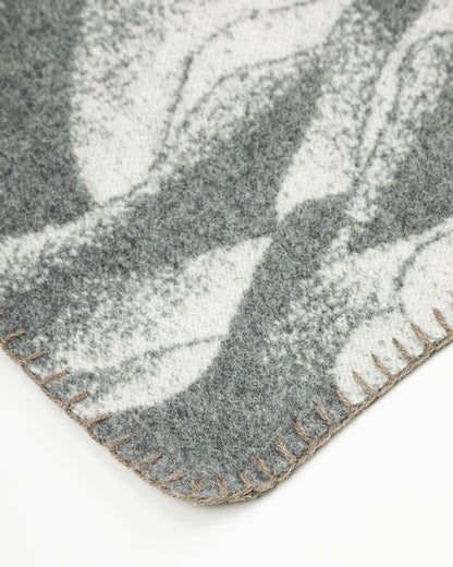 And Wander Mountain Camo Wool Blanket - Gray - Standard & Strange
